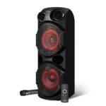 Artis BT700 Wireless Bluetooth Super Bass Portable Party Speaker with RGB Lights, Wireless Mic, Remote Control, FM Radio & Aux in/USB/TF Card Reader Input (50W RMS Output)