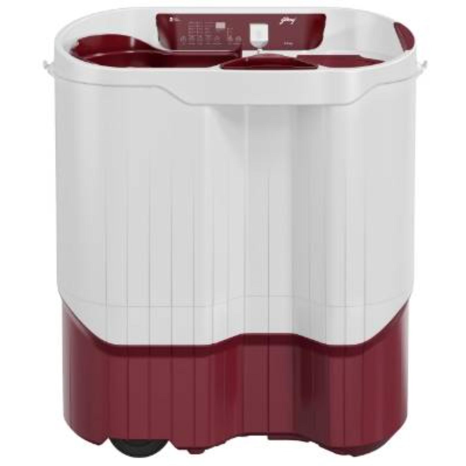 Godrej 9 kg Semi Automatic Top Load Washing-machine WSEDGE DIGI 90 5.0 PB2 M - Image 4